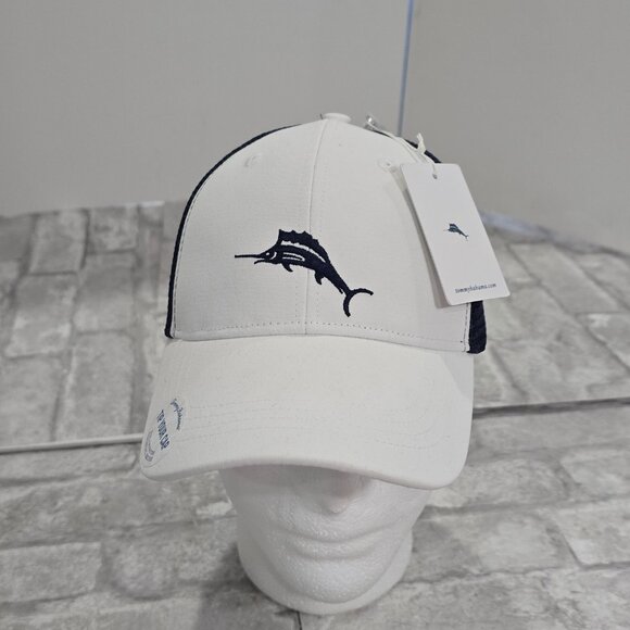 NWT TOMMY BAHAMA “Tip Your Cap” Marlin Logo‎ Trucker Hat - Picture 8 of 10